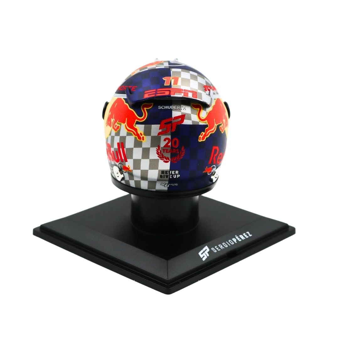 SCHUBERTH Sergio Pérez Miniaturhelm 1:4 – Formel 1 Silverstone GP 2024 – Sammlerstück