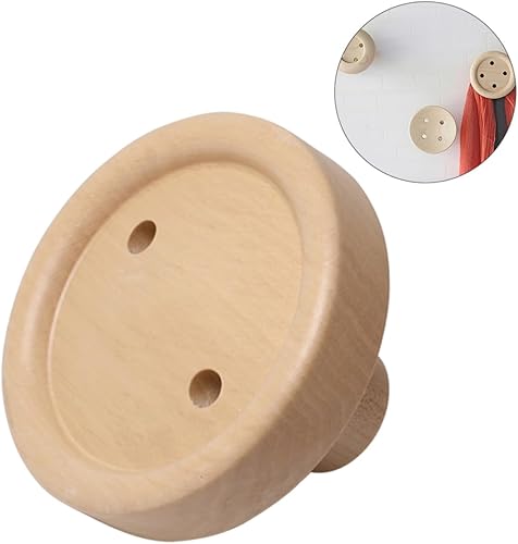 Miniatura 7 de EXCEART Gancho para colgar abrigos, hecho a mano, gancho para colgar en la pared, ganchos para colgar en la pared, gancho de madera creativa,