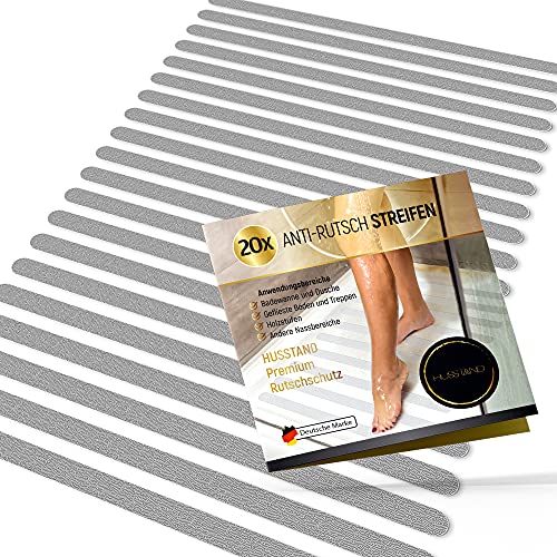 husstand Anti-Rutsch Streifen für Badewanne & Dusche - 100% Transparent &...