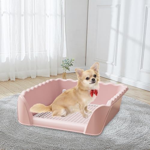 Toilettes pour chien avec support pour tapis absorbants facile à nettoyer - 4