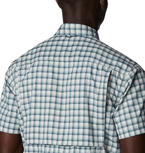 Columbia Men's Silver Ridge Utility Lite Novelty Short Sleeve, Niagara Pulaski Plaid, 3X Big #TOP4