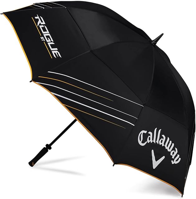 Callaway Golf 2023 64 Inch Rogue ST Double Canopy Fibreglass Umbrella
