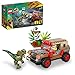 LEGO Jurassic Park Dilophosaurus Ambush 76958 Buildable Toy Set for Jurassic Park 30th Anniversary; Dinosaur Toy for Boys and Girls with Dino Figure and Jeep Car Toy; Gift Idea for Ages 6 and up