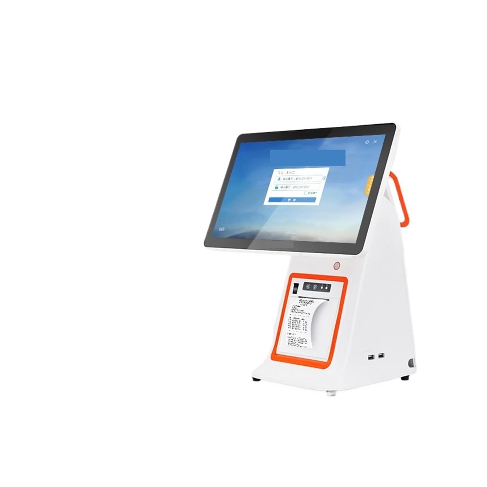 Registratori di cassa, Smart Cash Register Single-screen Touch Ordinatrice Per Supermercati E Lavanderie A Secco, All-in-one Registratore di Cassa Per Cartoleria,Doppio schermo,1