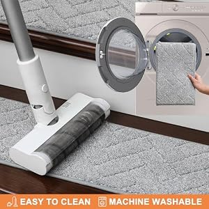 BEQHAUSE Stair Treads Non Slip Stair Runners Step Carpet Mat for Wooden Steps Indoor Machine Washable 28inX9in Edging Polyester Soft Stair Rugs for Kids Elders Pets with TPE BackingGrey15pcs
