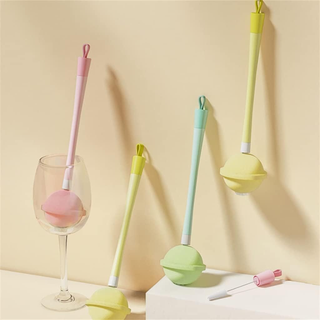 Silicone Cup Brush Scrubber Glass Cleaner 360° No Dead Angle Cleaning Multifunctional Lollipop