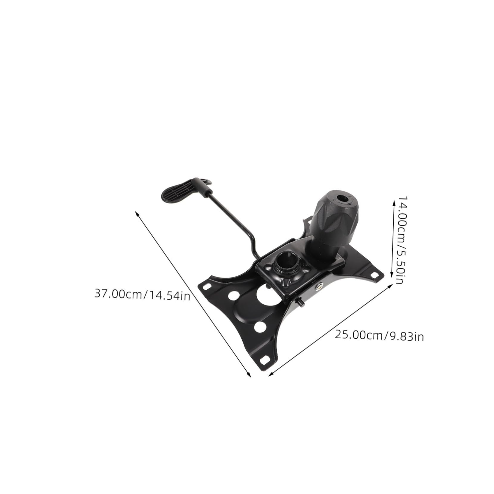 Pieza De Repuesto para Silla De Oficina Base Giratoria Metálica Ajustable Mecanismo De Control De Inclinación para Sillas Medianas Uso Ergonómico y Ahorro De Espacio