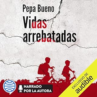 Diseño de la portada del título Vidas arrebatadas