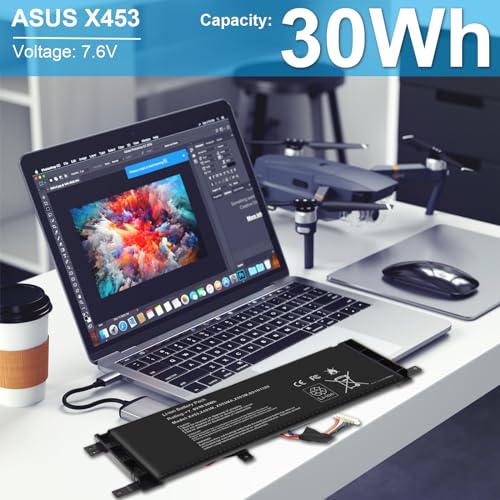 Image of Fancy Buying New B21N1329 Laptop Battery for Asus X403 X403M X403MA X503M X502CA X453 X453M X453MA X553 X553M X553MA - 7.6V 30Wh