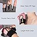 Glofit Workout Gloves with Wrist Wrap Support for Men & Women, Weight Lifting Gloves with Cuved Open Back Fingerless for Cycling, Gym, Training, Crossfit (X-Small, Pink)