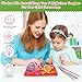 Sensorik Spielzeug Activity Board 5.7×5.7 Inch, Silikon Sensory Toys Fidget Spiel Zur Autismus, Stress, ADHD, Anxiety Spiele Play Toy Für Kinder ab 3 Jahr & Erwachsene, zum 11 Schnüren(Rot)
