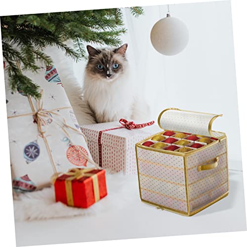 Boîte de rangement pour décorations de Noël pour simplifier le tri après les fêtes