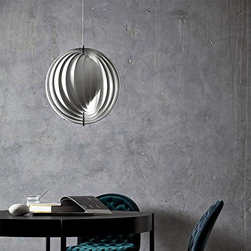 Plafonnier pendentif LED E27 lustre lune rotatif pour chambre moderne