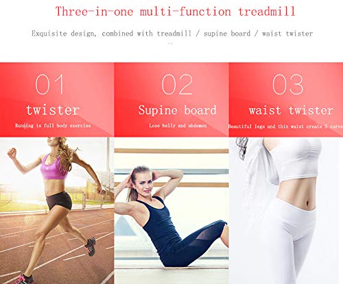 Image of Treadmill Home Multi Function Mini Stepper Mechanical Treadmill Mute Shock Absorption Mechanical Treadmill
