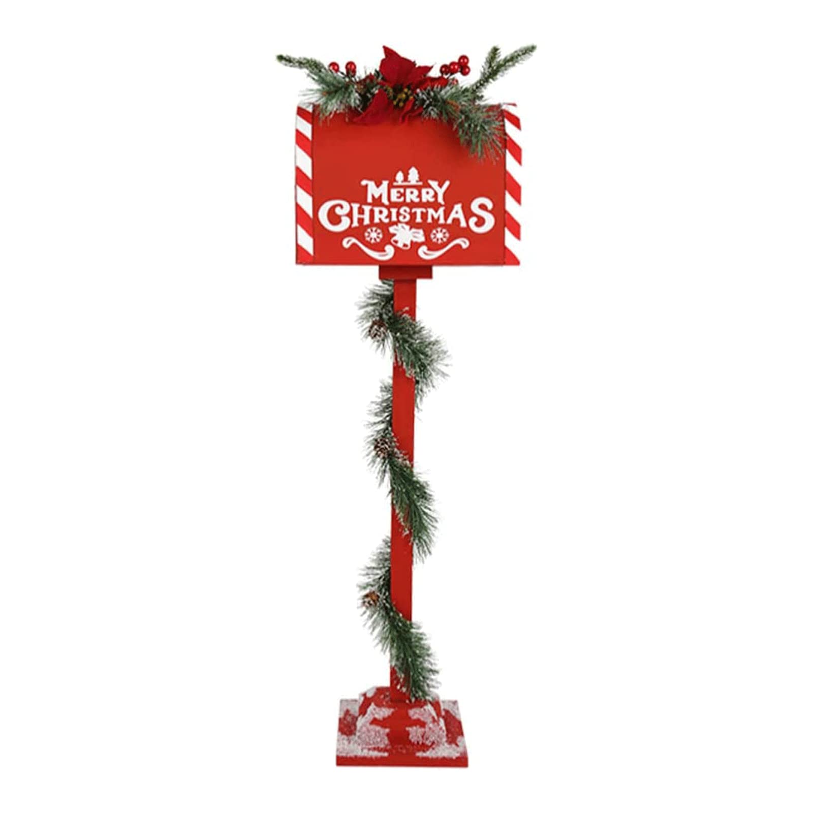 Amazon.com: ArhaR Creative Christmas Wooden Post Box Family ES