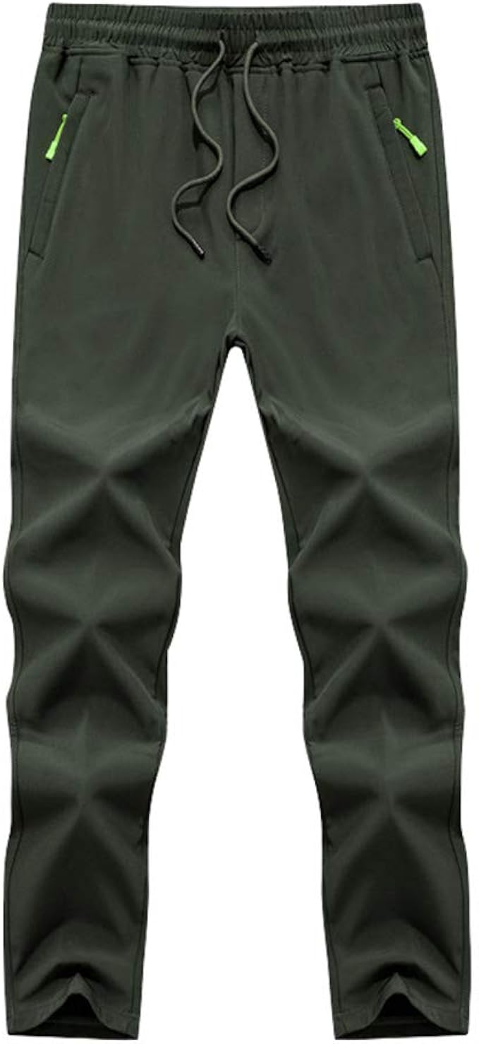 Oncefirst Men's Track Pants Elastic Waist Hiking Pants Amazon.ca