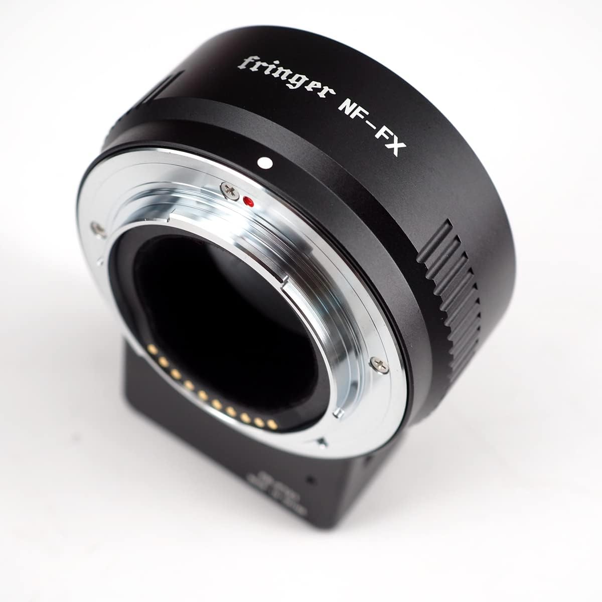 Fringer NF-FX - Adattatore per obiettivo Auto Focus Built-in Electronic Aperture Compatible with Nikon F to Fujfilm X Fuji Cameras X-T3 X-T4 X-Pro3 XT30 X-H1 X-T100 X-T200 X-S10 Sigma Tamron