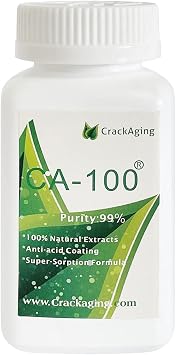 Crackaging Super-Absorption Cycloastragenol CA-100 25mg/Cap 15caps | Anti Aging reactivate Telomerase Strength Faction Youthfulness Longevity Classic Supplement