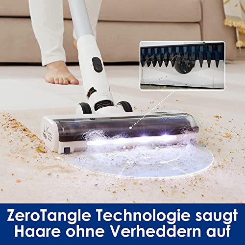 Tineco Pure ONE Air PET kabelloser Smart Staubsauger, leicht, ideal für Tierhaare, leise, leistungsstark, umwandelbar in einen Handstaubsauger, Zeitloses Design, installationsfreie Ladestation – Bild 4