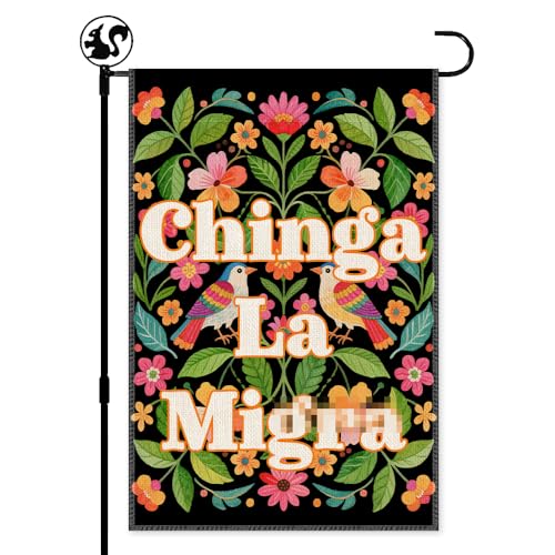 LAGZDFC Chinga La Garden Flag Gifts Double Sided Outdoor Lawn Yard Flags