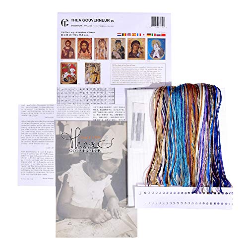 Thea Gouverneur - Counted Cross Stitch Kit - Our Lady of The Gate of Dawn - Aida - 18 Count - for Adults - 530A - Image 3