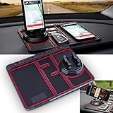2022 Non-Slip Phone Pad for 4-in-1 Car - Universal 360 Degrees Rotating Car Phone Holder,...