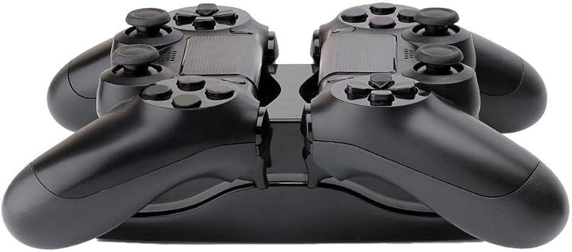 Dual Controller Charger Dock Station for PS4, Blue LED Charger Stand for PS4 Controller Dualshock 4 Charging Dock