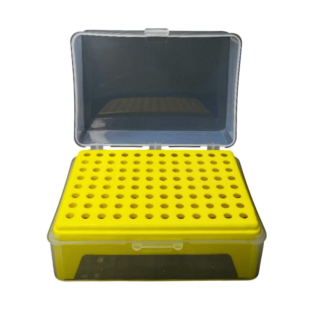 SBT Instruments Laboratory Pipette Tip Storage Box, 96-Well Capacity, 2-200 µl Tips, Clear Plastic pack of 1-picture-31