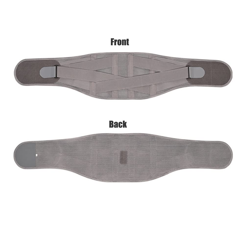 Cintura, con Piastre di Supporto Supporto Lombare Regolabile for Schiena for Uomo Donna(L/Large)