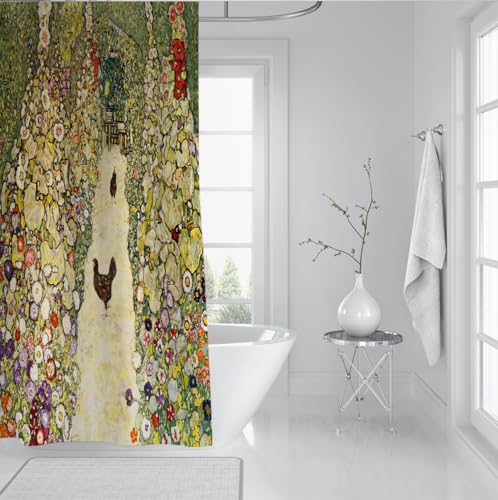 Rideau de douche de salle de bain anti-éclaboussures grand format 180x220cm