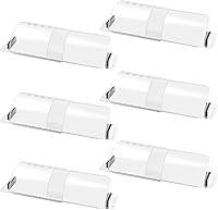 6-Pack Adjustable Air Vent Deflectors 8.5-15.5in Aerospace Plastic, 200% Stronger Magnets, Drop-Proof AC/Heat Vent Covers for Floor Ceiling Wall Registers