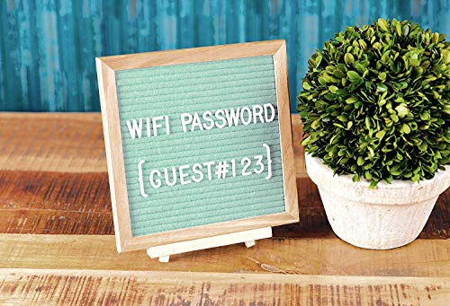 Felt Letter Board 10x10 (Seafoam) +690 PRE-Cut Letters +Cursive Words Stand +Sorting Tray | Letter Board with Letters, Letter Boards, Letterboard, Word Board, Message Board, Changeable - Thumbnail 5