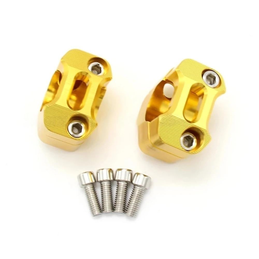 Elevadores manillar motocicleta aluminio macizo ajuste universal 3
