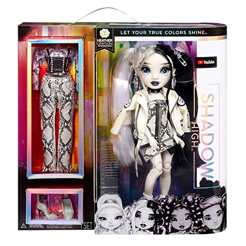 Muñeca Heather Grayson Rainbow High Shadow Series 1 miniatura 5