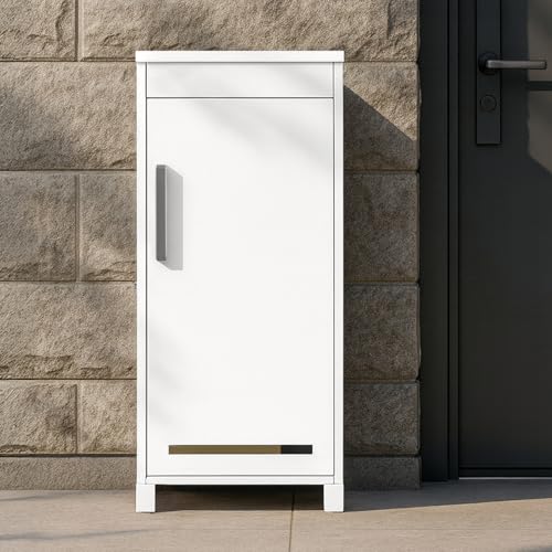 タンスのゲン 宅配ボックス 【縦長荷物OK！上から複数投函】 大容量 137L 案内ステッカー付 置き配ボックス 複数投函可能 防水 屋外 戸建て用 17600168(106687)