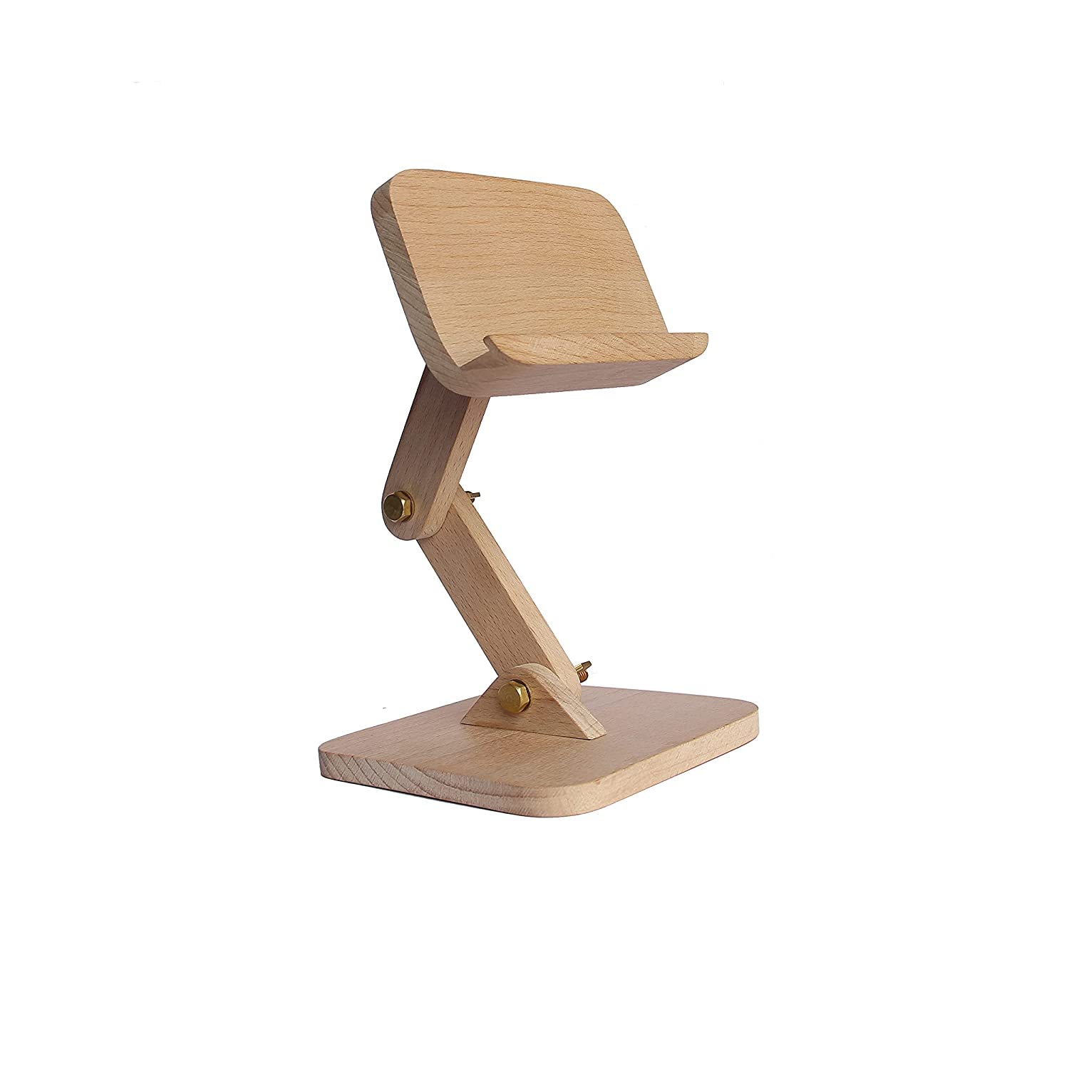Buy Wooden Mobile Stand Highly Premium Natural wooden Mobile Stand / Stand Fully Adjustable
