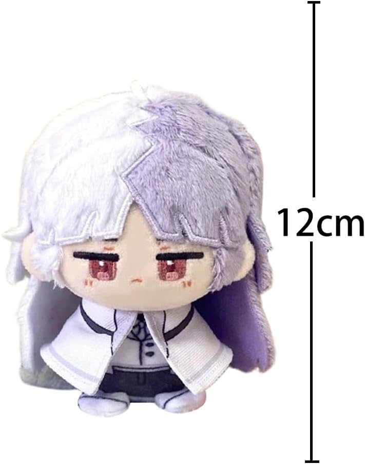 2pcs BSD Sigma Nikolai Gogol Figure Anime Soft Stuffed Throw Pendent Sitting Figurine Cute Bags Charm Keychain Gifts 12cm