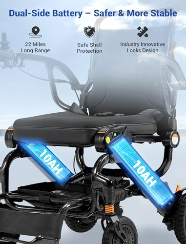 Electric Wheelchair Foldable Lightweight