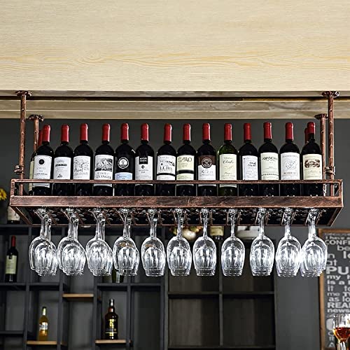 Casier à vin au plafond en fer de 80cm avec hauteur réglable - 2