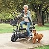 Electric Tricycle for Adults, Foldable Ebike for Seniors with 3 Seats and Storage Baskets for Shopping, 400W 48V Electric Trike up to 18 MPH #4