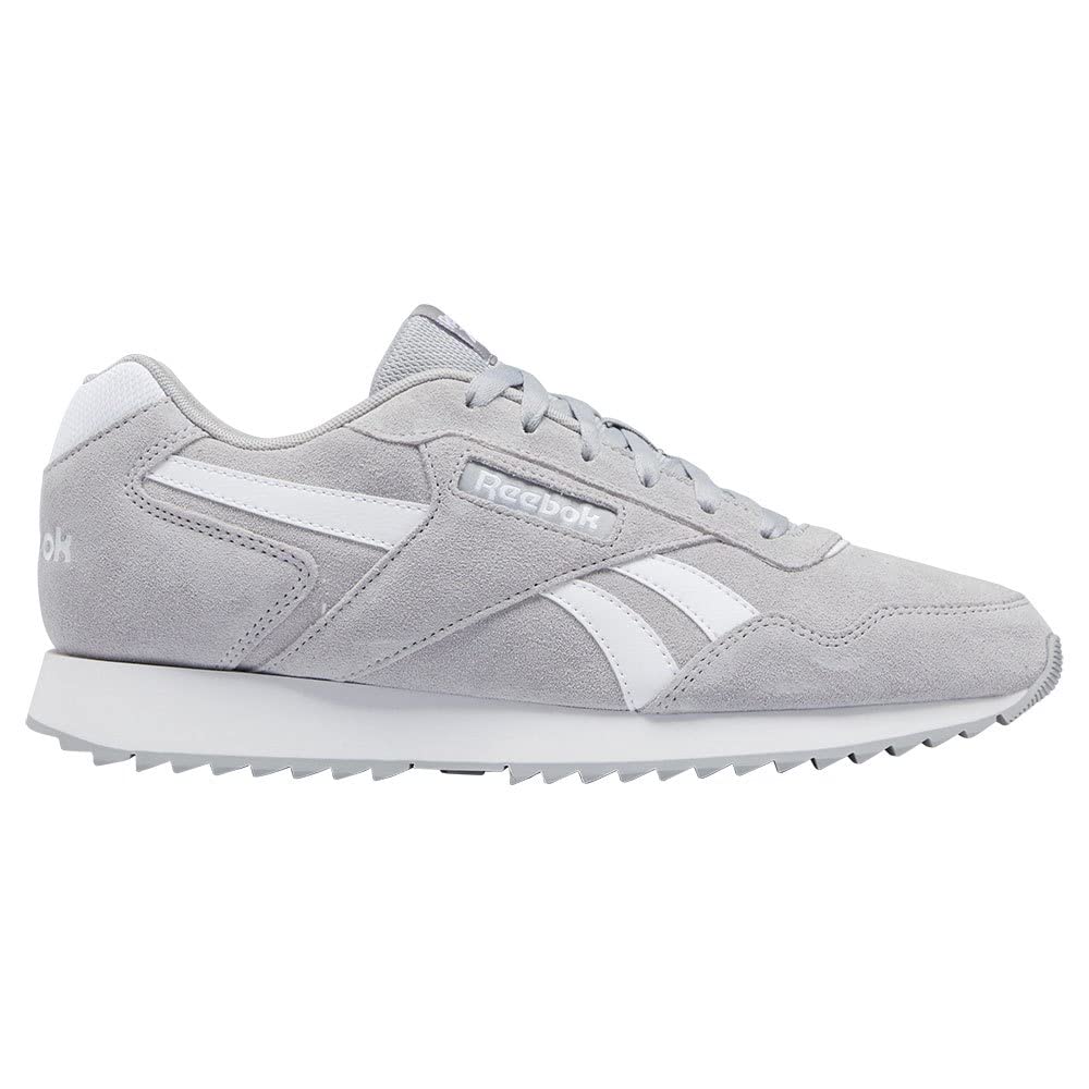 Reebok Men's Glide Ripple Sneaker, Pure Grey 3 Ftwr White Pure Grey 3, 12 UK