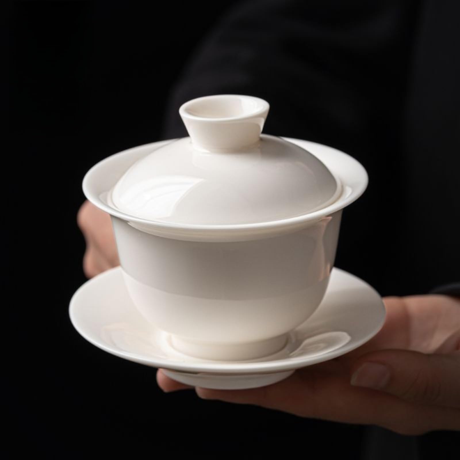 Gaiwan en porcelaine de jade blanc : savourez votre thé vert au calme