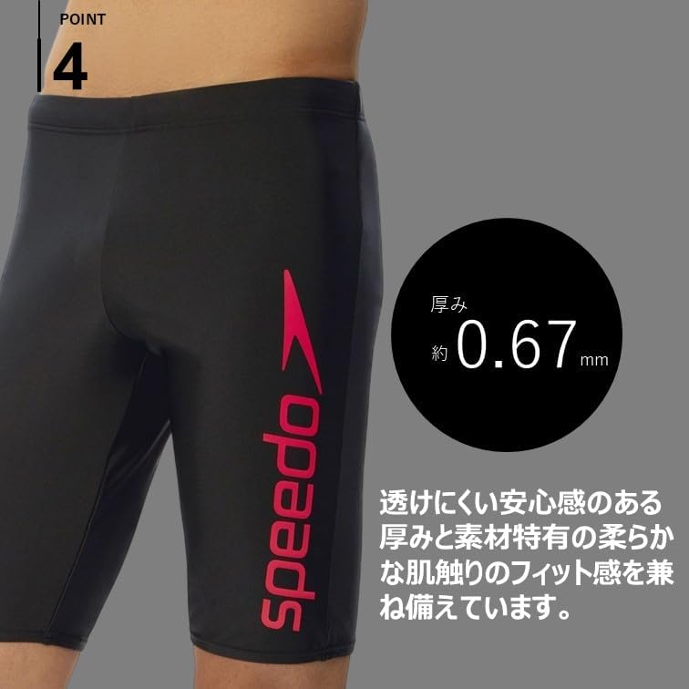 Speedo(スピード) 【フィットネス用】メンズ Big Liner Jammer ビッグライナー Short Jammer ショート スイムパンツ/スパッツ SF62060 SF62455 エクササイズ用水着初心者 4分丈 ストレッチ