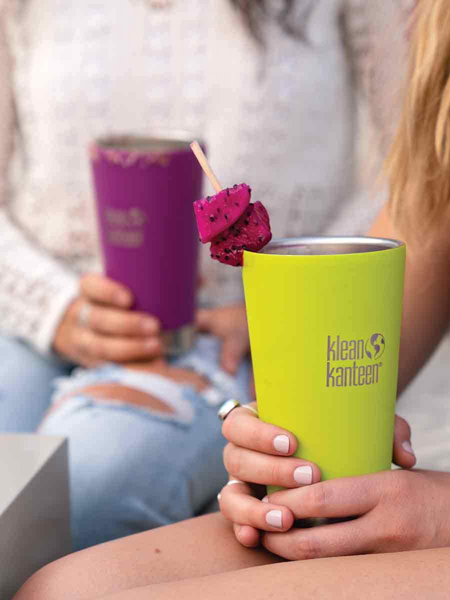 Klean Kanteen Uniseks – kubek dla dorosłych, 1005803, Berry Bright (matowy), 473 ml