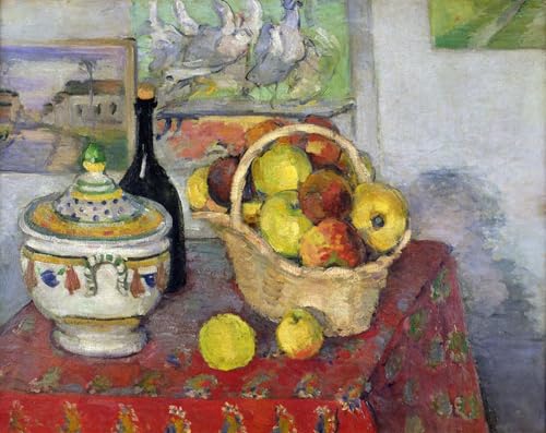 Peinture murale Cézanne toile haute définition 60x90cm salon