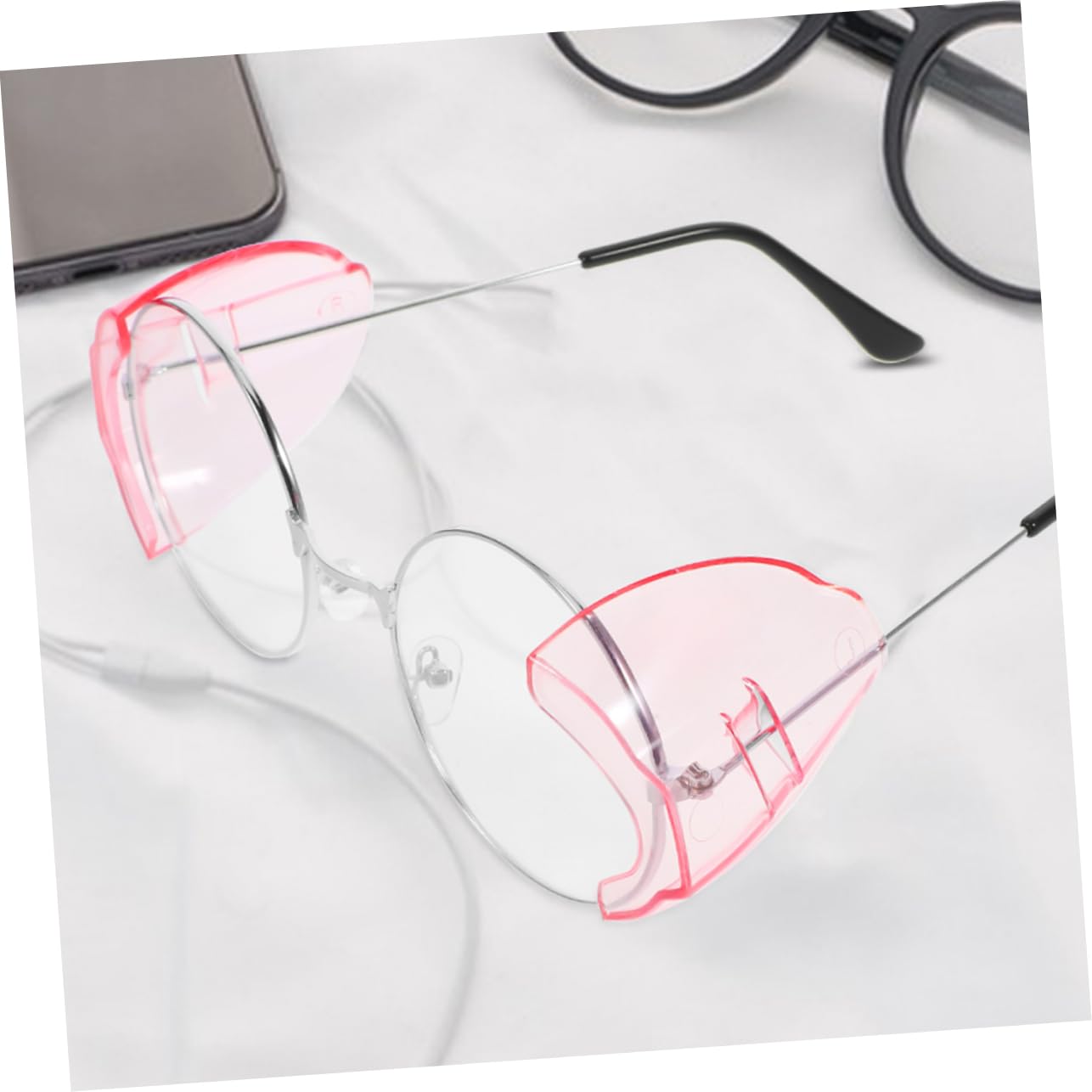 Gogogmee Glasses Wings Pack TPU Side Shields for Glasses Side Shields Flexible Protection