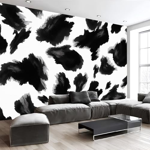 Papel tapiz fotografico de vaca patchwork de 200x140cm para mural de sala 6