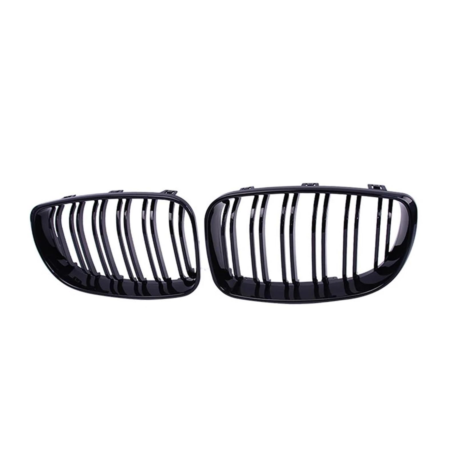 Grille radiateur pour BMW E81 E87 E82 E88 noir brillant calandre avant double barrette 2007-2011 - 8