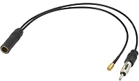 Eightwood SMB-DIN autórádió antenna adapter kábel 30cm DAB/FM rádióhoz 2