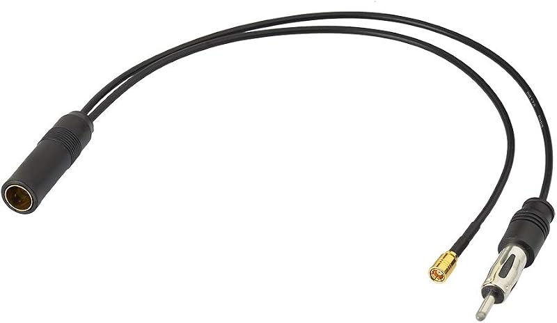 Eightwood SMB-DIN autórádió antenna adapter kábel 30cm DAB/FM rádióhoz